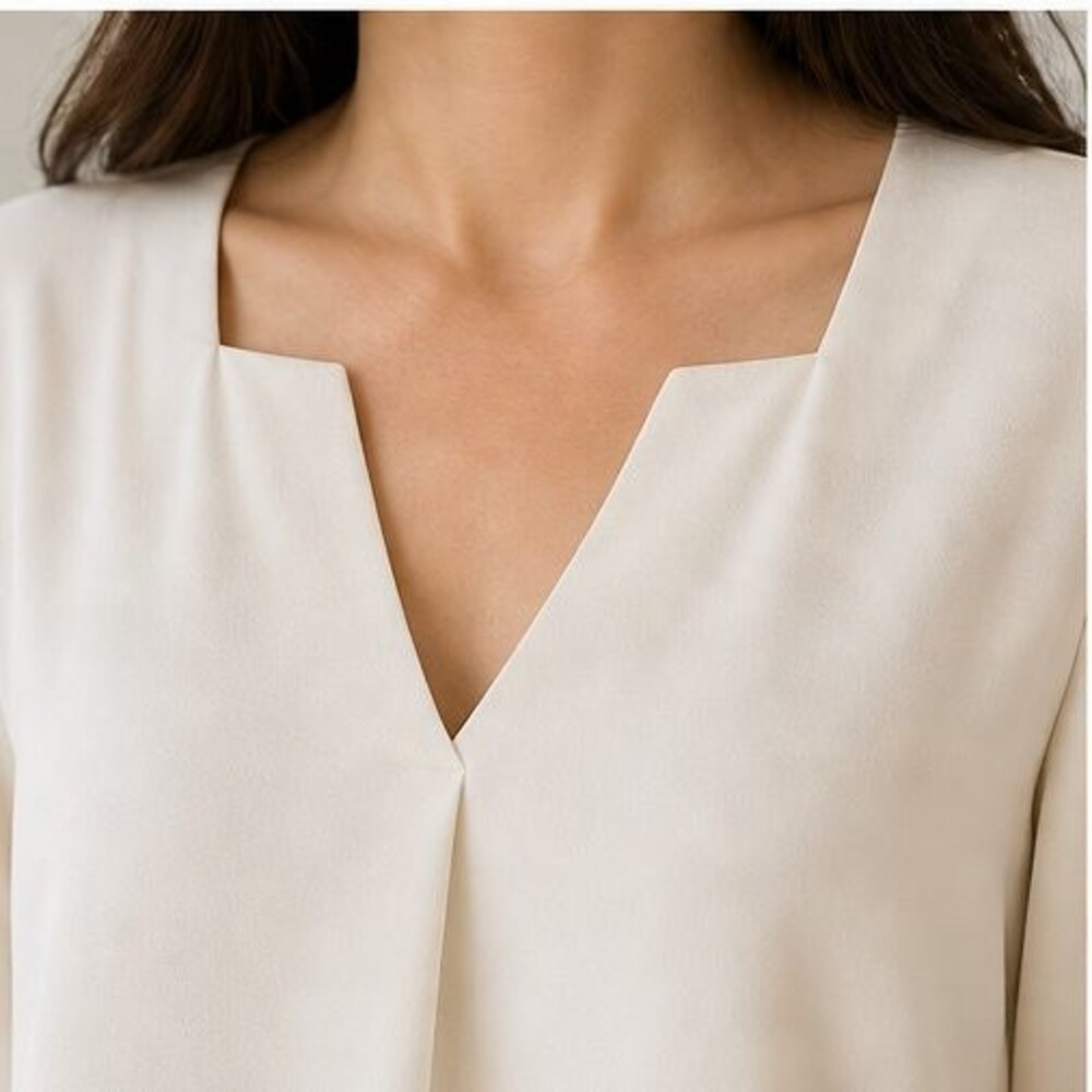 Cream Smocked Top - Picture 4 of 6